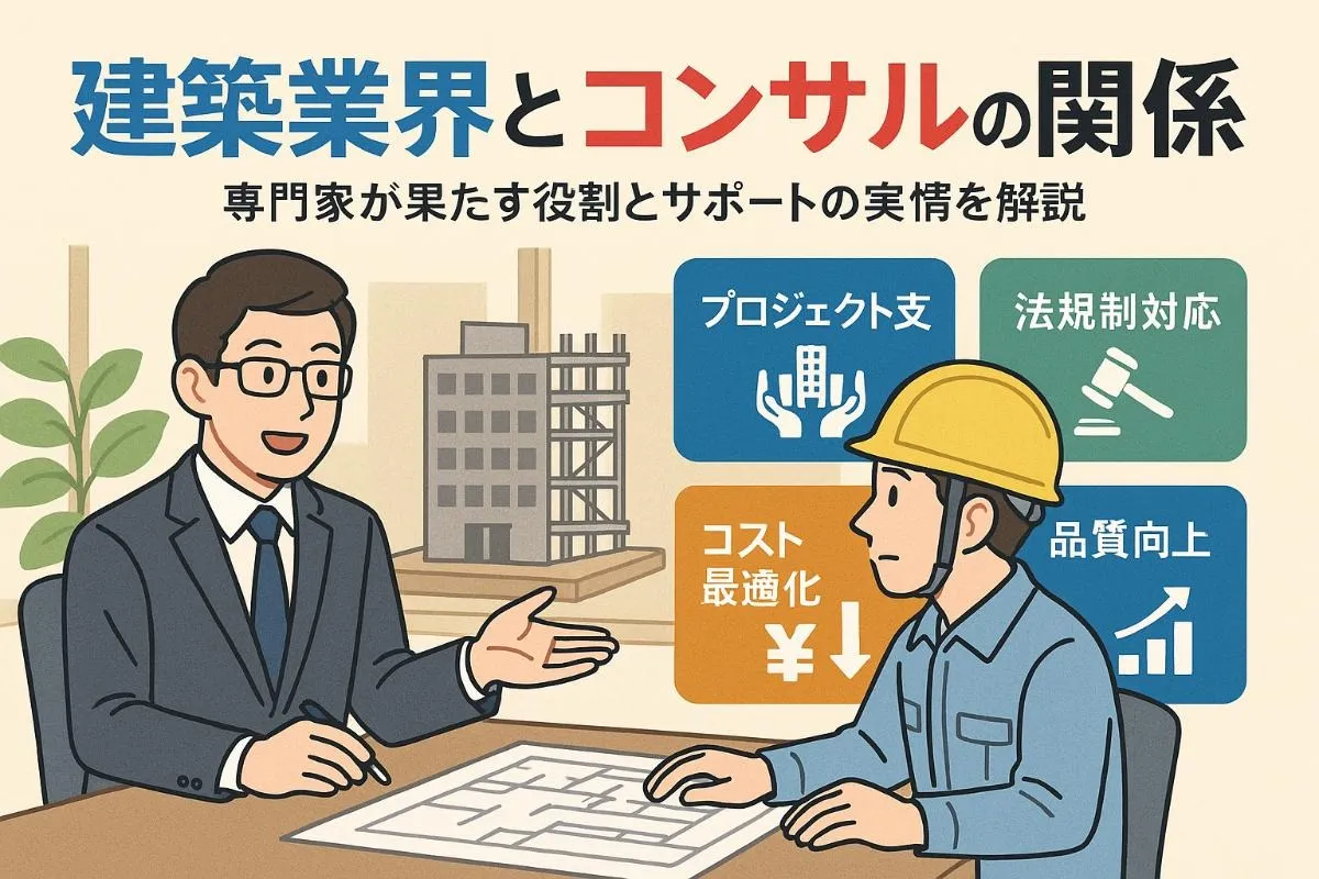 コンサルタントによる建築業界の仕事内容と年収・資格・最新動向解説